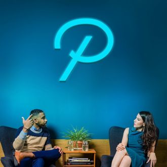 Letter P Neon Sign
