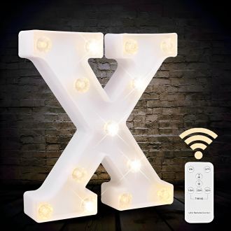 Steel Marquee Letter X Alphabet Modern Font Home Decor High-End Custom Zinc Metal Marquee Light Marquee Sign