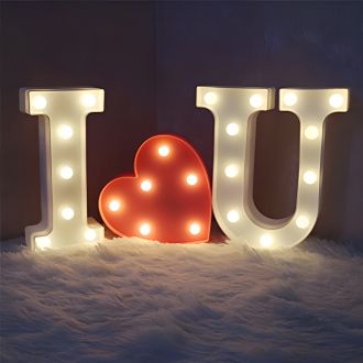 Steel Marquee Letter I Love You Wedding Heart High-End Custom Zinc Metal Marquee Light Marquee Sign