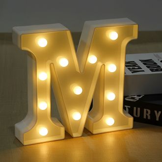 Steel Marquee Letter M Room Decor Led High-End Custom Zinc Metal Marquee Light Marquee Sign