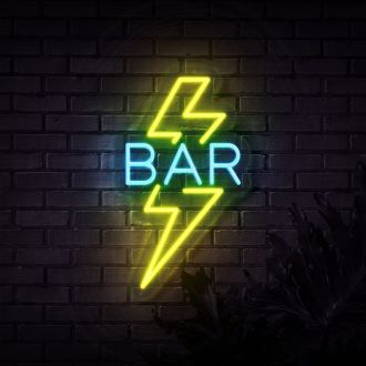 Lightning Bar Neon Sign