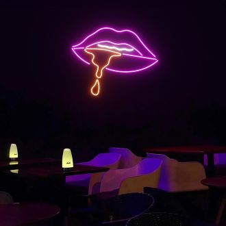 Lips Neon Sign Lights Night Lamp Led Neon Sign Light For Home Party MG10235