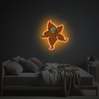 Lisa Simpson With Star Suit LED Neon Acrylic Artwork