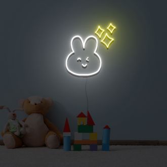Little Rabbit Wink Neon Sign Fashion Custom Neon Sign Lights Night Lamp Led Neon Sign Light For Home Party MG10186