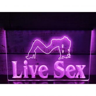 Live Sex Sexy Girl Dancer XXX LED Neon Sign