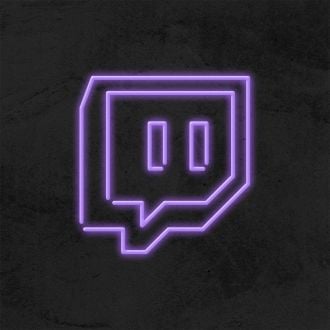 Logo Twitch Neon Sign