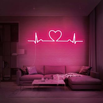 Love Heartbeat Neon Sign
