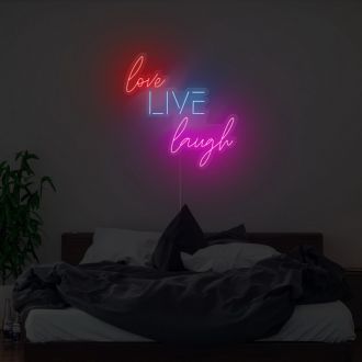 Love Live Laugh Neon Sign
