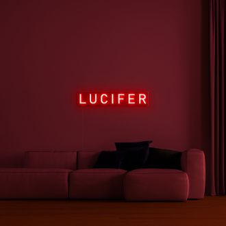 Lucifer Neon Sign