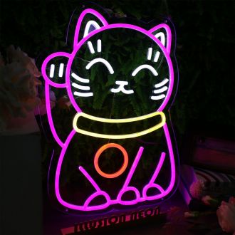 Lucky Cat Custom Neon Sign