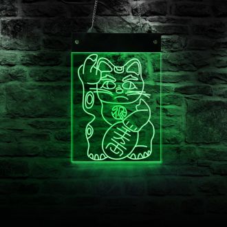 Lucky Fortune Cat LED Neon Sign