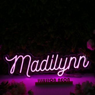 Madilynn Purple Neon Sign