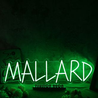 Mallarf Green Neon Sign