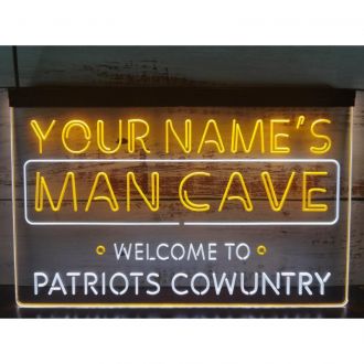 Man Cave Welcome To Dual LED Neon Sign