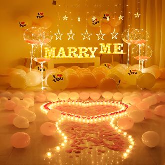 Steel Marquee Letter MARRY ME Warm White High-End Custom Zinc Metal Marquee Light Marquee Sign