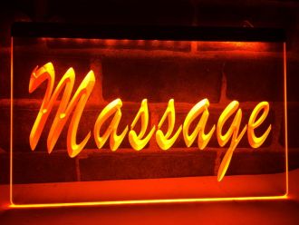 Massage Services LED Neon Sign