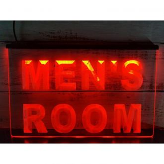 Mens Room Toilet Restroom V1 LED Neon Sign