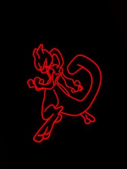 Mewtwo Neon Sign