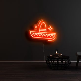Mexican Sombreros Neon Sign