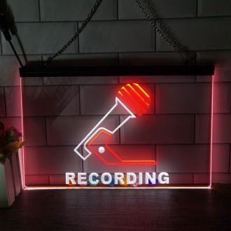 Microphone On Air Dual LED Neon Sign