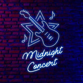 Midnight Concert Neon Sign