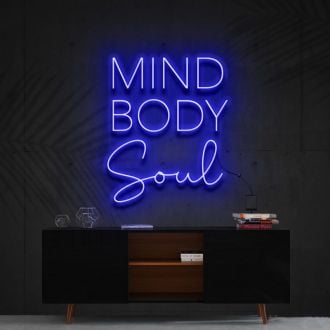 Mind Body Soul Neon Sign