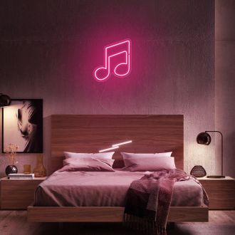 Mini Music Note Neon Sign