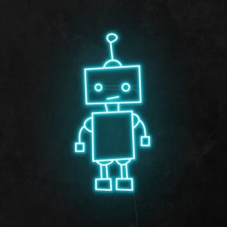 Mini Robot Neon Sign