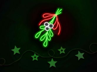 Mistletoe Neon Sign