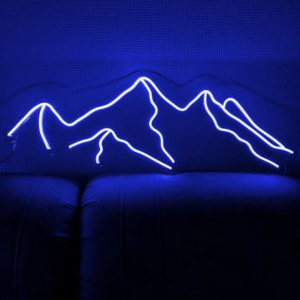Mountains Neon Sign