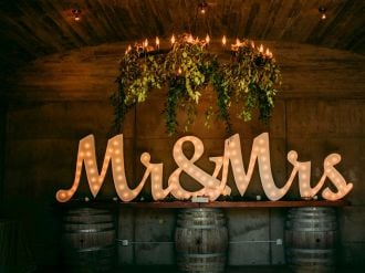 Steel Marquee Letter Mr & Mrs Vintage High-End Custom Zinc Metal Marquee Light Marquee Sign