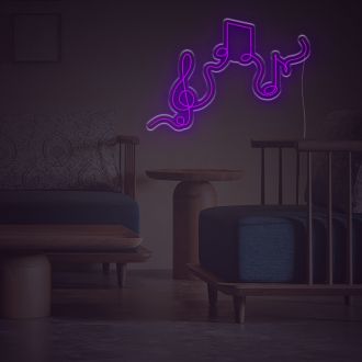 Music Note LED Neon Sign