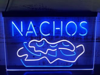 Nachos Dual LED Neon Sign
