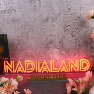 Nadialand Red Neon Sign