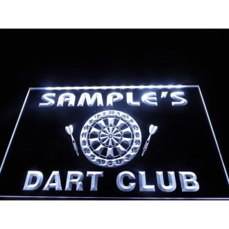 Name Personalized Dart Club Bar LED Neon Sign