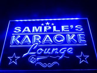 Name Personalized Karaoke Lounge Bar LED Neon Sign