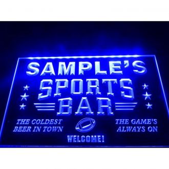Name Personalized Sports Bar Pub LED Neon Sign