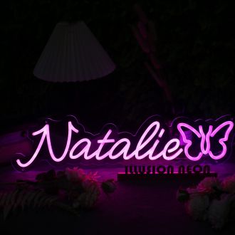 Natalie Pink Neon Sign