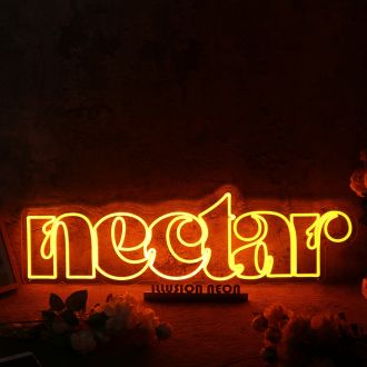 Nectar Orange Neon Sign