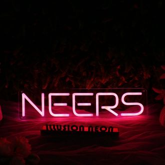 Neers Red Custom Neon Sign