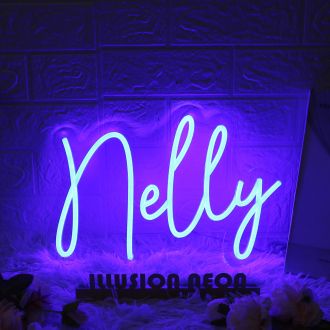 Nelly Blue Neon Sign