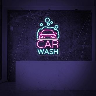 Neon Car Signs For Car Wash Stores Open Sign