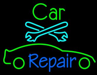 Neon Car Signs For Neon Car Repair Store