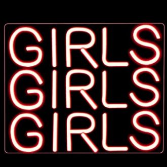 Neon Signs Girls Girls Girls