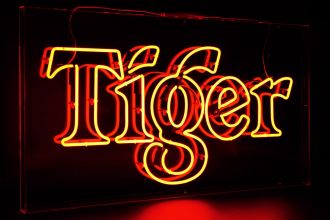 Neon Tiger Sign For Wall Bar Home Decor