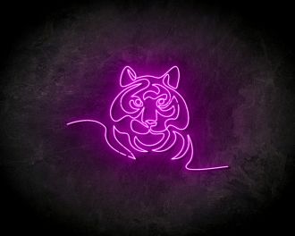 Neon Tiger Sign Led Neon Light Art