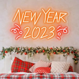 New Year 2023 Decorative Neon Sign