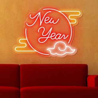 New Year Spring Festival Celebrate Neon Sign