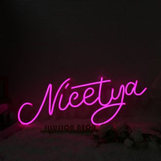 Nicetya Pink Custom Neon Sign