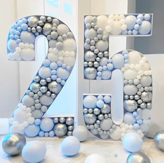 Steel Marquee Letter Number 25 Anniversary Party High-End Custom Zinc Metal Marquee Light Marquee Sign